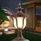 Vintage Pillar Light Garden Waterproof Outdoor Column Lamp Yard Post Lamp Bronze